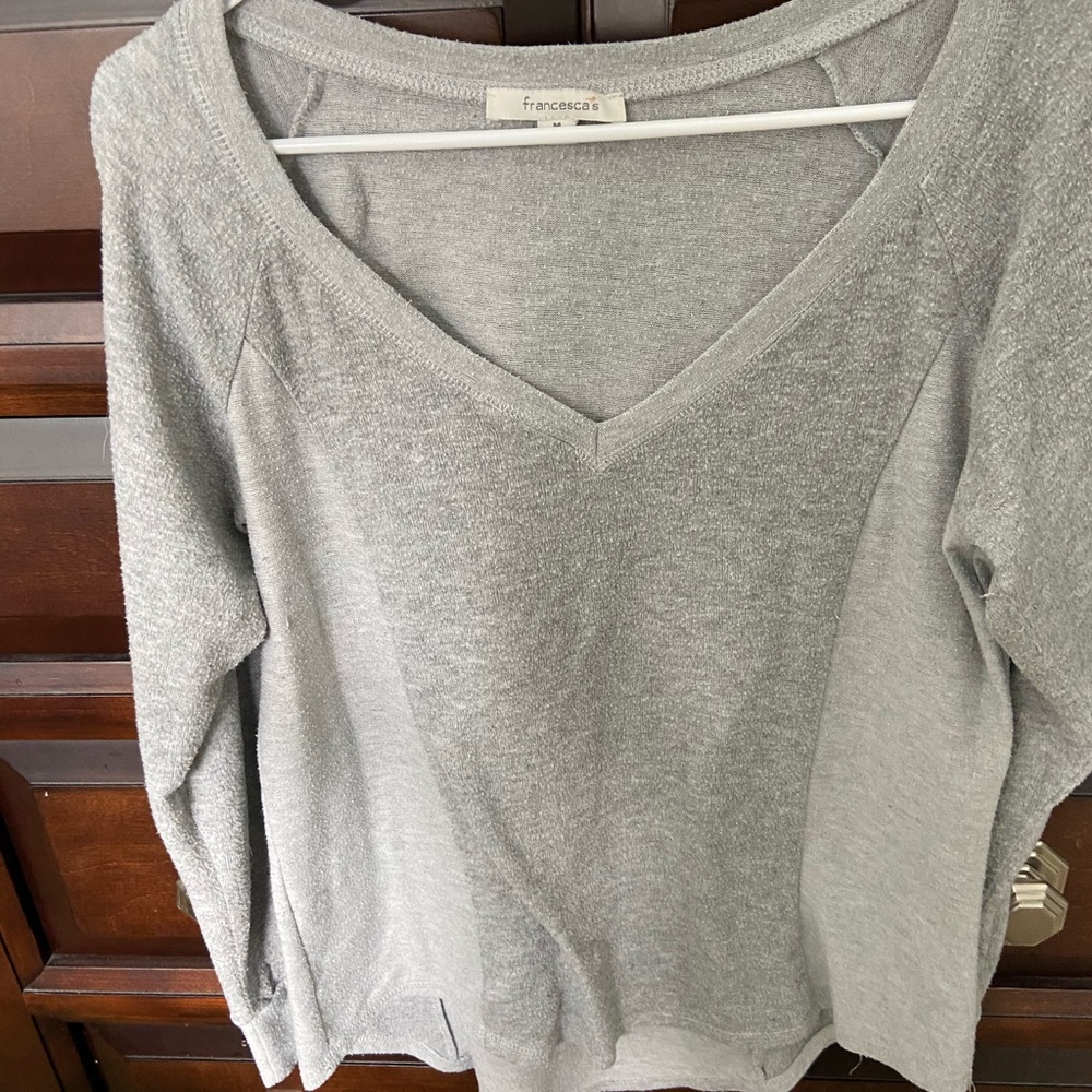 Francesca’s Grey Sweater